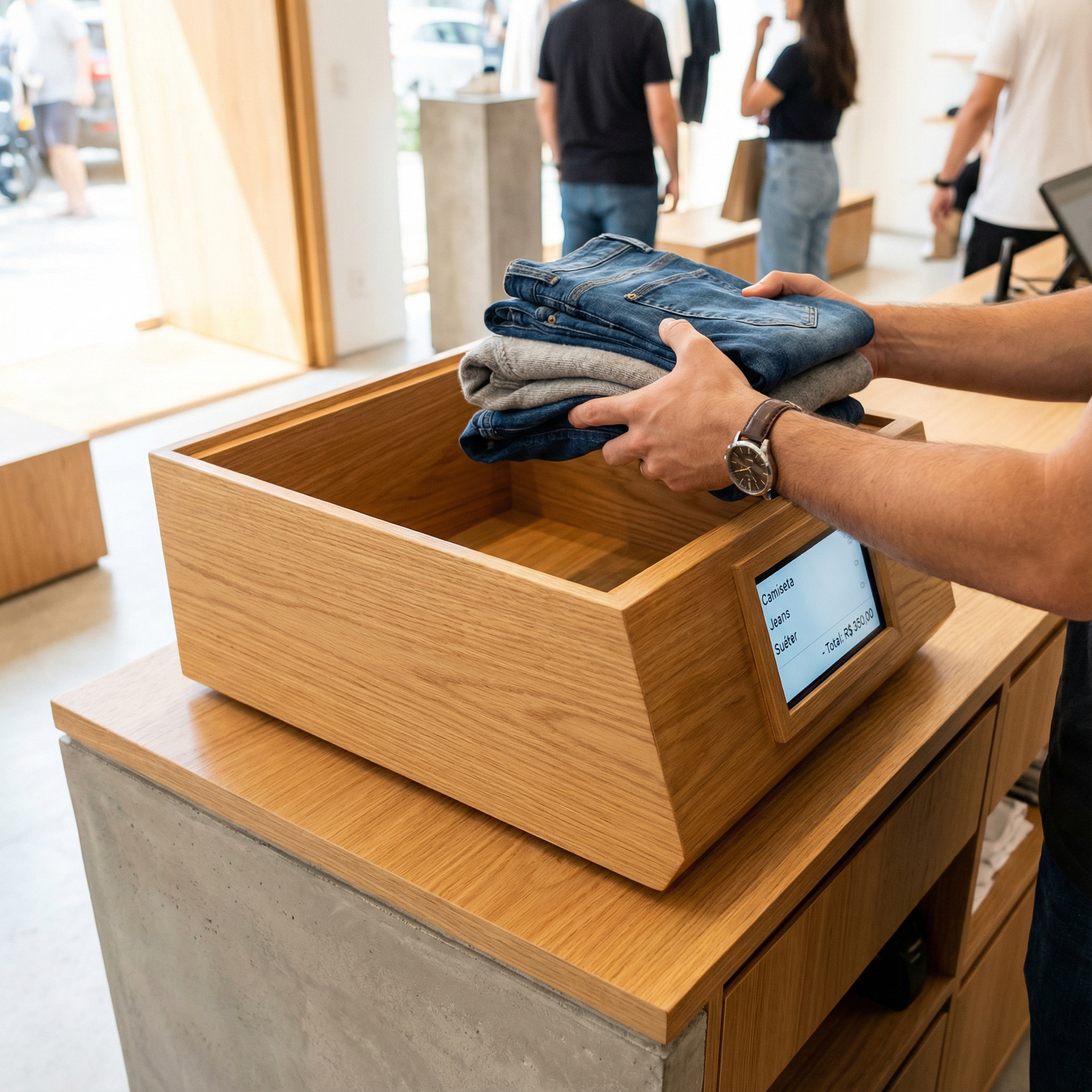 Reduzir 50% o tempo de checkout na loja